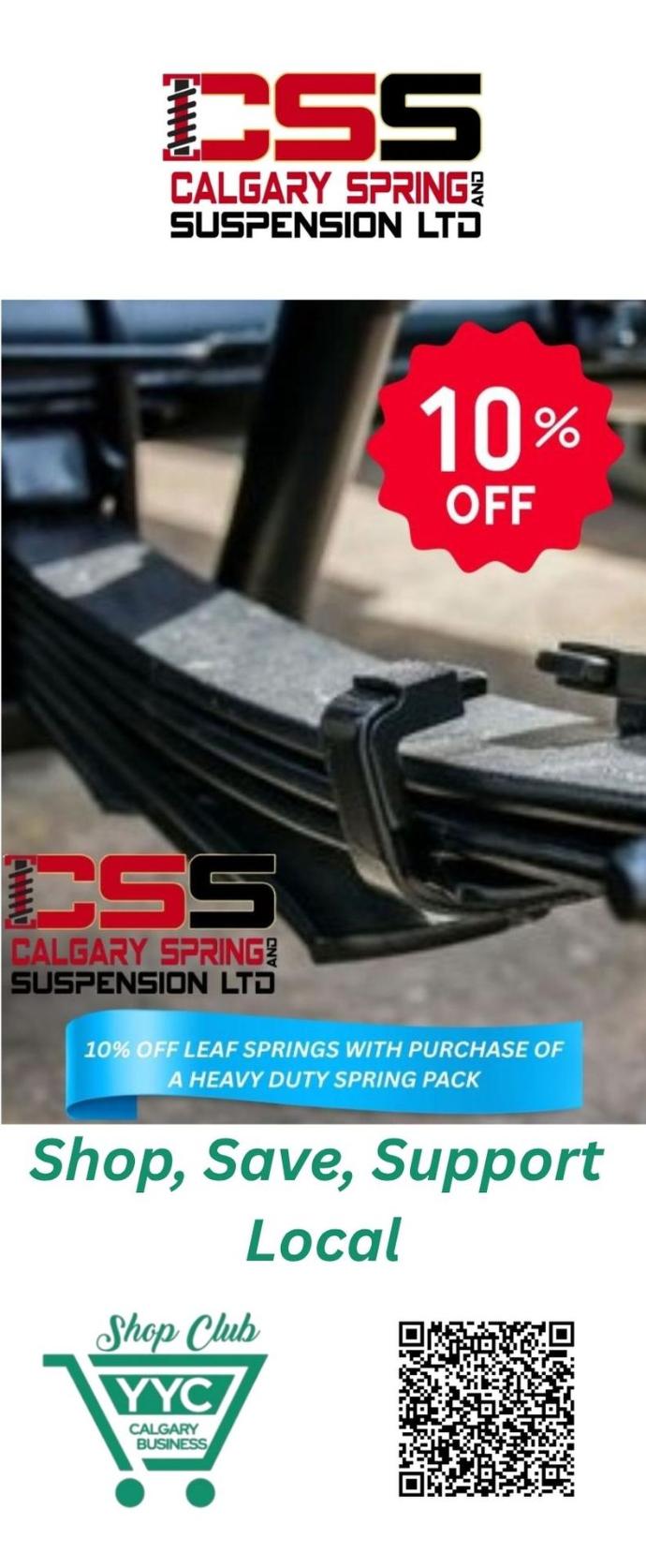 Book a Spring Replacement for Heavy Duty Springs and save 10% on your leaf springs